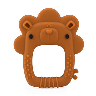 Loulou Lollipop Wild Silicone Teether | Lion