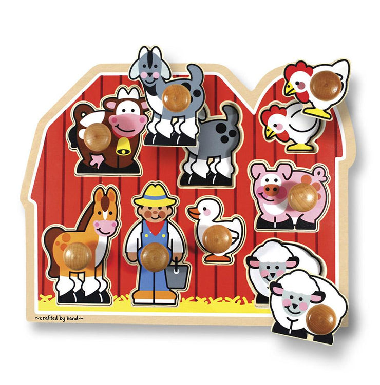 Melissa & Doug Jumbo Knob Puzzle Farm