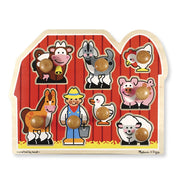 Melissa & Doug Jumbo Knob Puzzle Farm