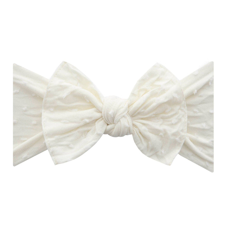 PATTERNED SHABBY KNOT: ivory dot