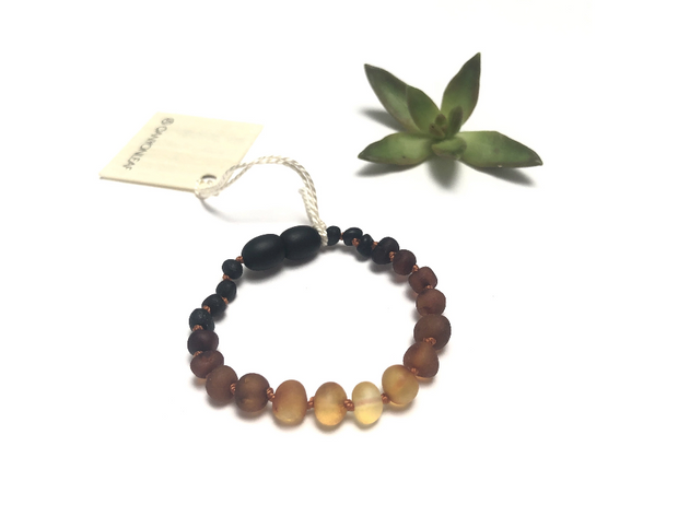 CanyonLeaf Raw Ombre Amber Anklet or Bracelet