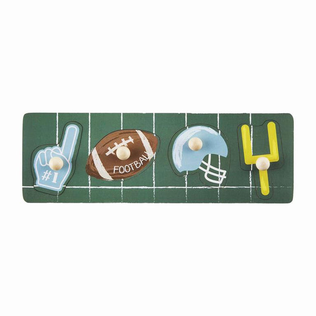 Football Knob Wood Puzzle