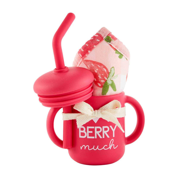 Silicone Cup & Bib Set