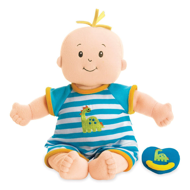 Manhattan Toy Baby Stella Peach Fella Doll with Yellow Hair