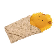 Manhattan Toy Lion Rattle + Burp Cloth