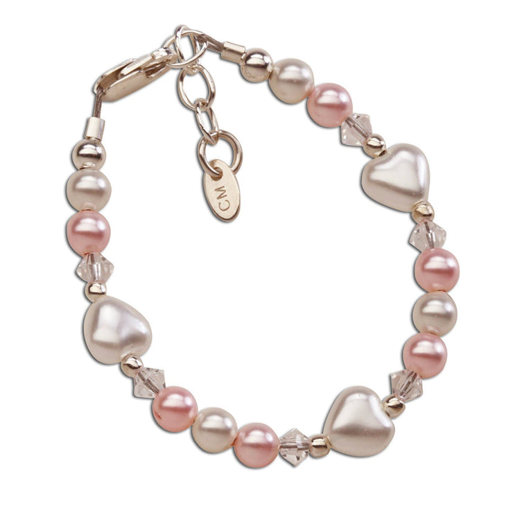 Sweetheart - Sterling Silver Heart Bracelet