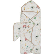 Loulou Lollipop Hooded Towel Set | Farm Animals