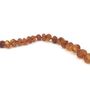 CanyonLeaf Raw Cognac Amber Necklace