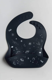 Loulou Lollipop Silicone Bib | Space