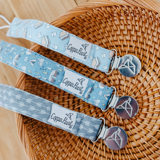 Copper Pearl Binky Clips | Bridger