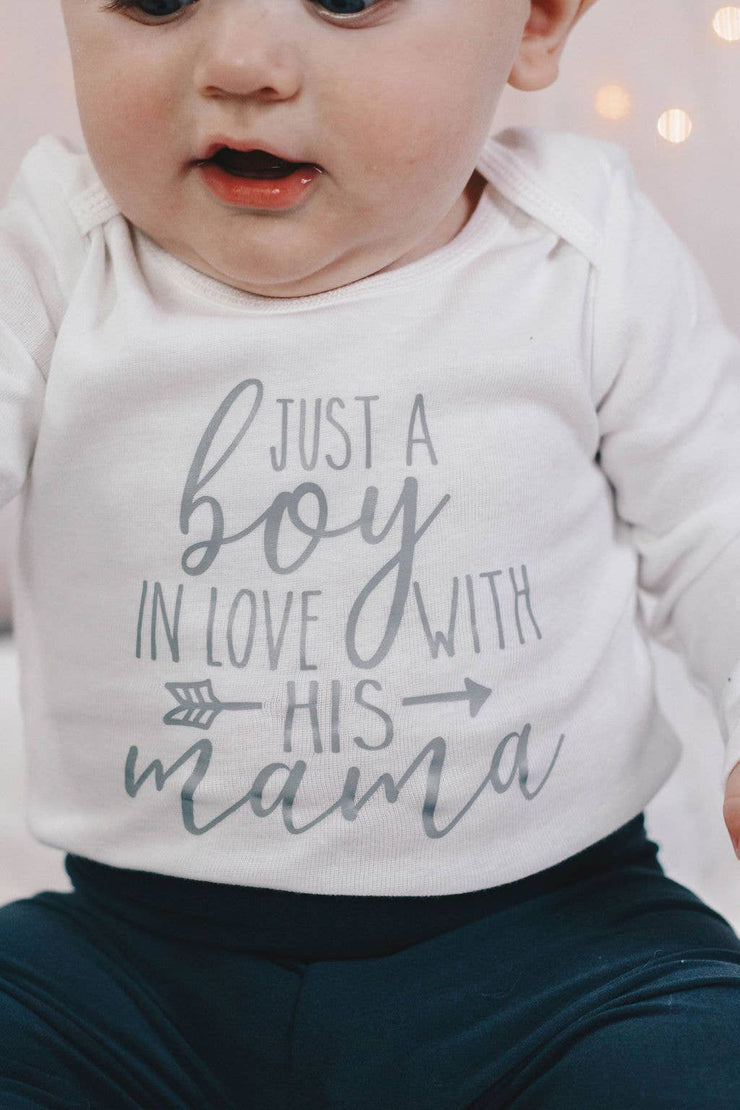 Just A Boy In Love Infant Bodysuit: 6m / Long Sleeve