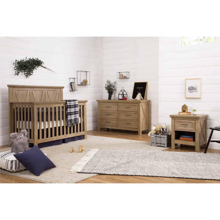 Franklin & Ben Emory Farmhouse 4-in-1 Convertible Crib