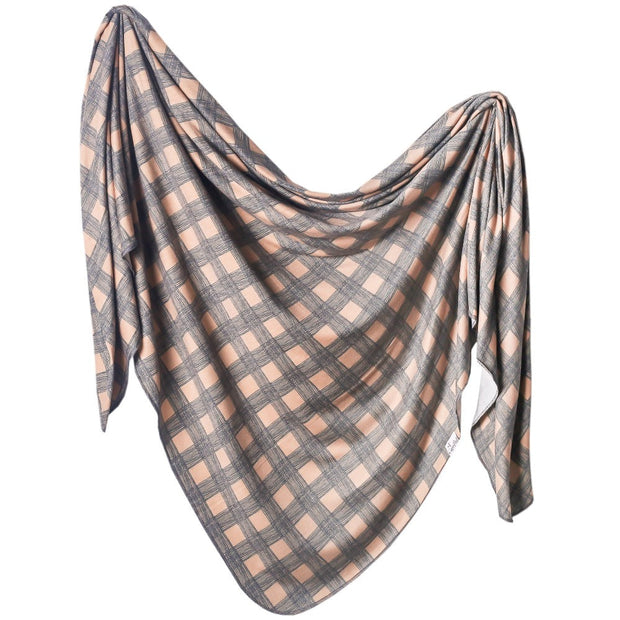 Copper Pearl Knit Swaddle Blanket | Billy