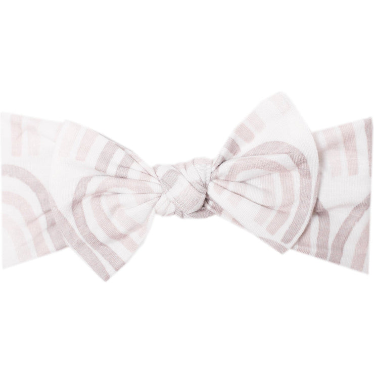 Copper Pearl Knit Headband Bow | Bliss