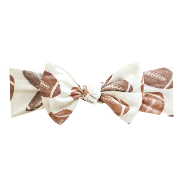 Copper Pearl Knit Headband Bow | Blitz