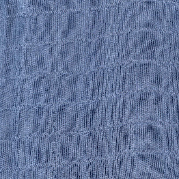 Little Unicorn Deluxe Muslin Swaddle Blanket | Blue Dusk