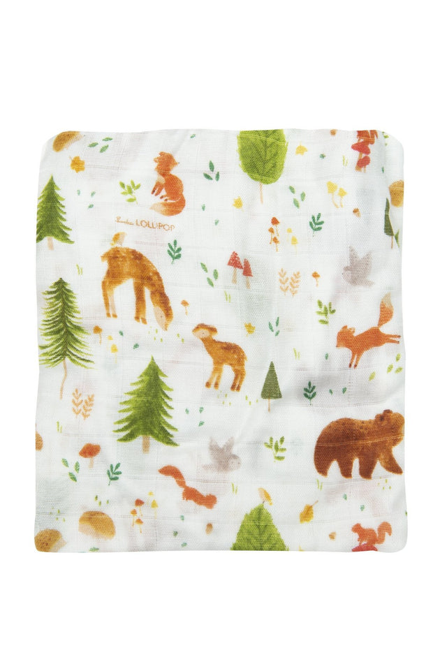 Loulou Lollipop Fitted Crib Sheet | Forest Friends