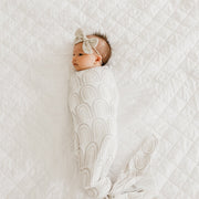 Copper Pearl Knit Swaddle Blanket | Bliss