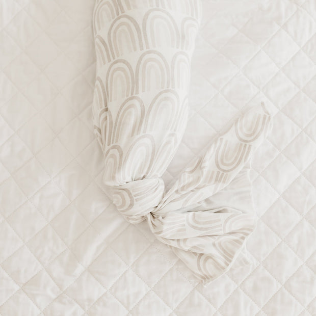 Copper Pearl Knit Swaddle Blanket | Bliss
