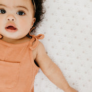 Copper Pearl Premium Knit Fitted Crib Sheet | Shine