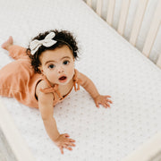 Copper Pearl Premium Knit Fitted Crib Sheet | Shine