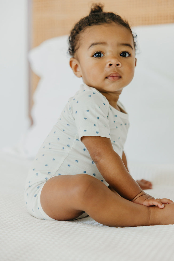 Copper Pearl Short Sleeve Bodysuit | Haze