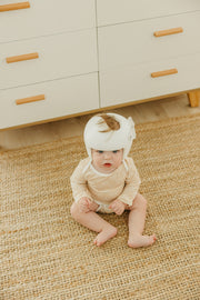 Copper Pearl Long Sleeve Bodysuit | Sol