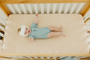 Copper Pearl Premium Knit Fitted Crib Sheet | Sol