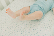 Copper Pearl Premium Knit Fitted Crib Sheet | Haze