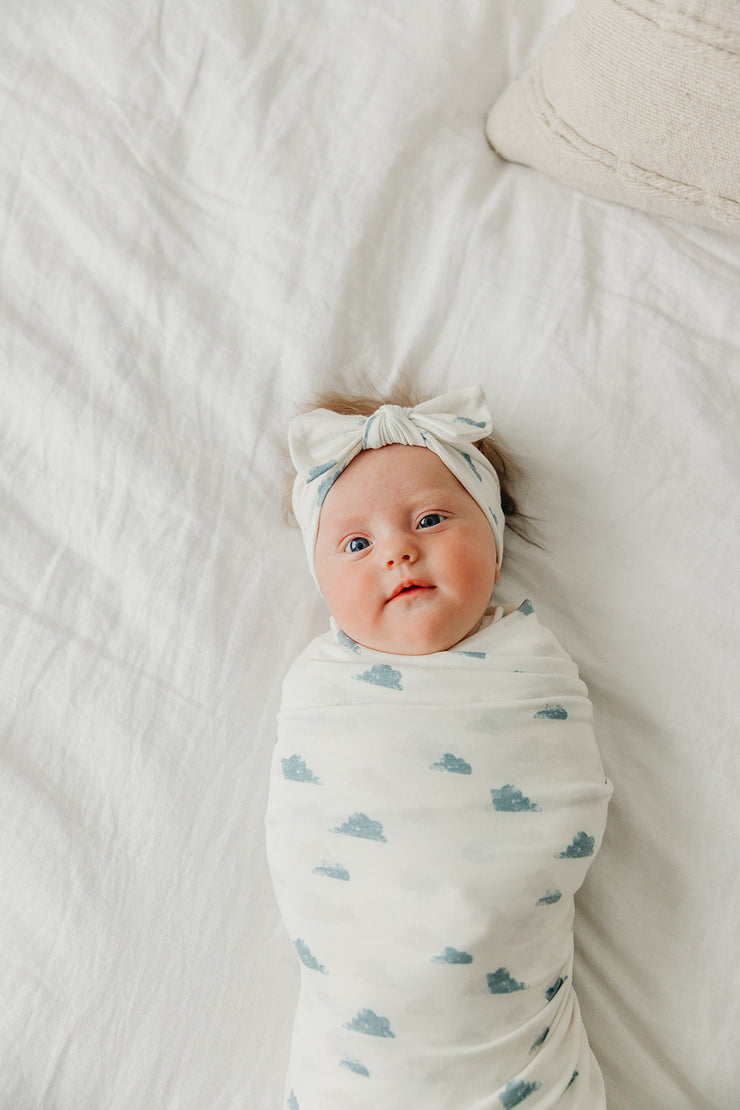 Copper Pearl Knit Headband Bow | Dream