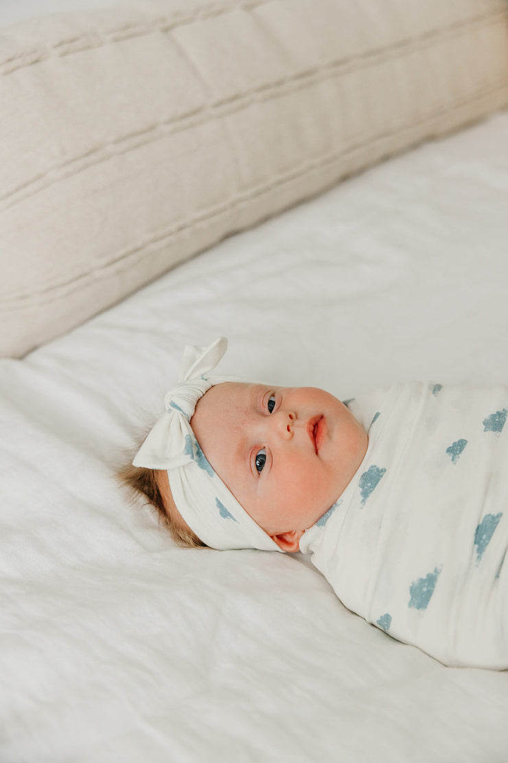 Copper Pearl Knit Headband Bow | Dream