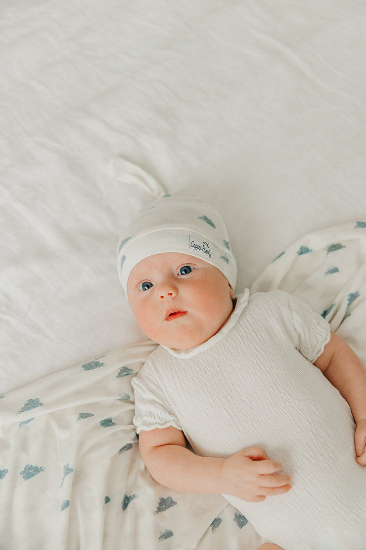 Copper Pearl Top Knot Hat | Dream