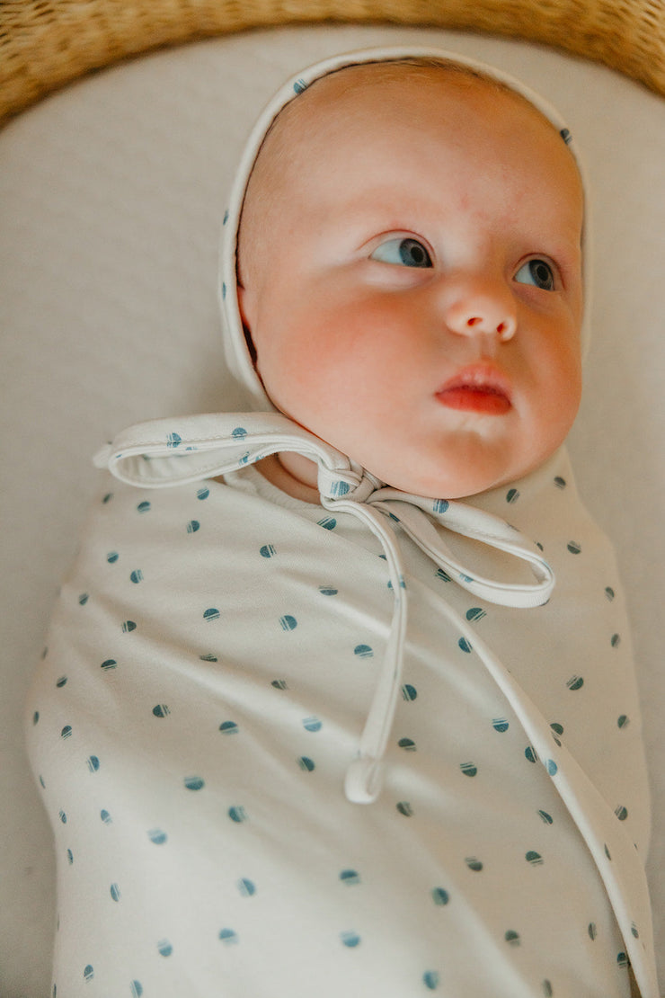 Copper Pearl Knit Swaddle Blanket | Haze