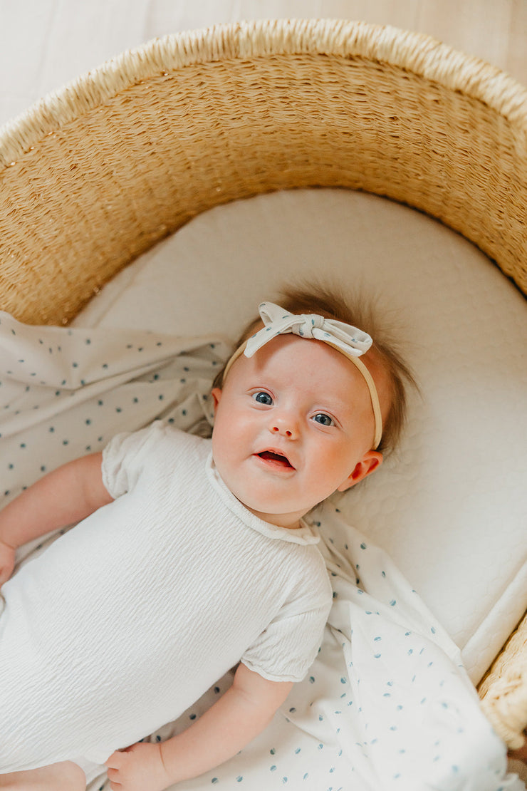 Copper Pearl Ribbon Nylon Bow | Haze