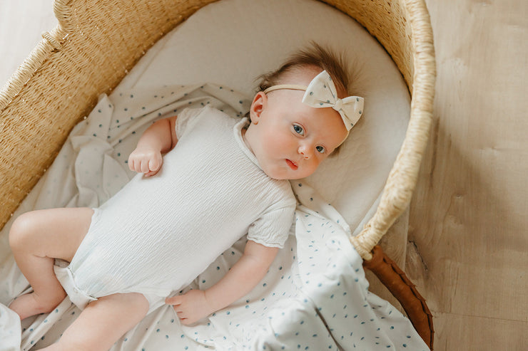 Copper Pearl Bowtie Nylon Bow | Haze