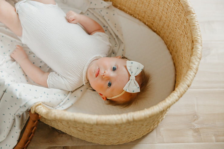 Copper Pearl Bowtie Nylon Bow | Haze