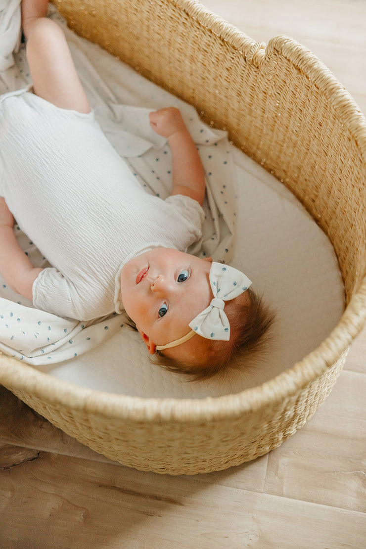 Copper Pearl Bowtie Nylon Bow | Haze