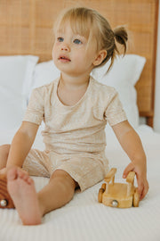 Copper Pearl 2-Piece Short Sleeve Pajama Set | Sol