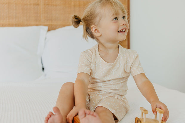 Copper Pearl 2-Piece Short Sleeve Pajama Set | Sol