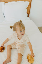Copper Pearl 2-Piece Short Sleeve Pajama Set | Sol