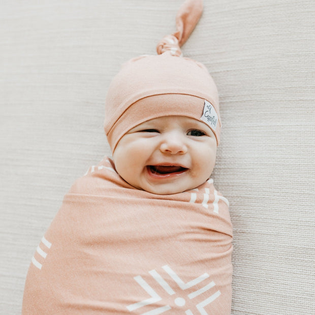 Copper Pearl Top Knot Hat | Mesa