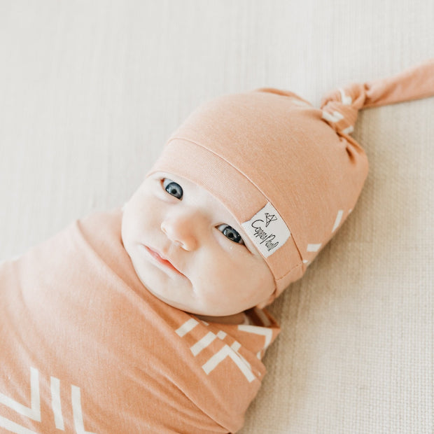 Copper Pearl Top Knot Hat | Mesa