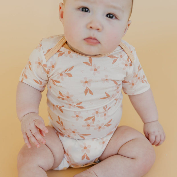 Copper Pearl Short Sleeve Bodysuit | Rue