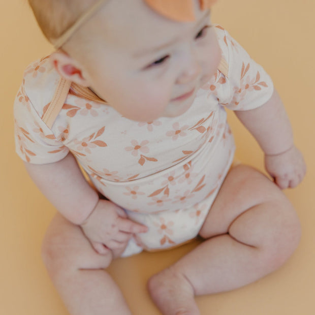 Copper Pearl Short Sleeve Bodysuit | Rue
