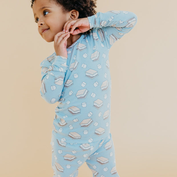 Copper Pearl 2-Piece Long Sleeve Pajama Set | S'mores