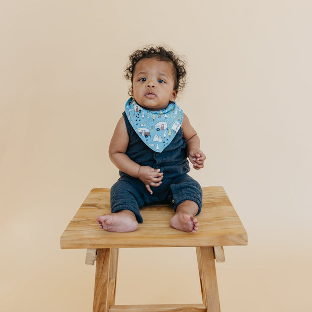 Copper Pearl Baby Bandana Bibs | Bridger