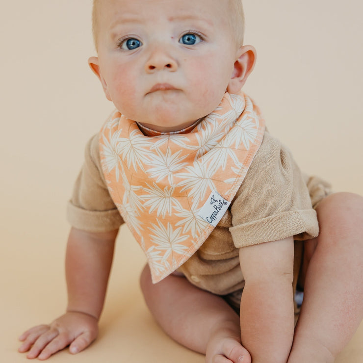 Copper Pearl Baby Bandana Bibs | Tide