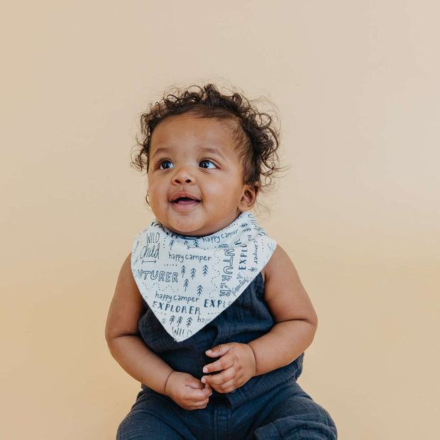 Copper Pearl Baby Bandana Bibs | Bridger