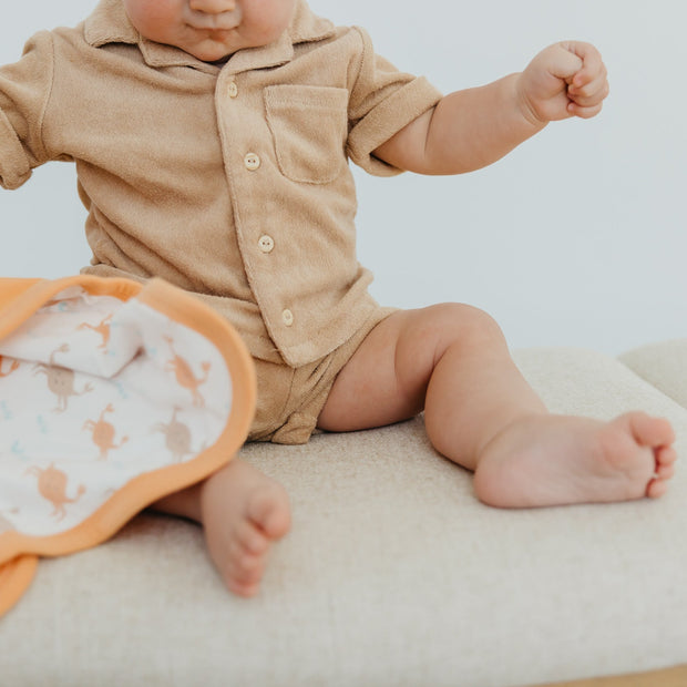 Copper Pearl Three-Layer Security Blanket Set | Tide