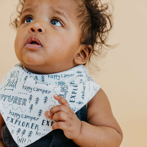 Copper Pearl Baby Bandana Bibs | Bridger